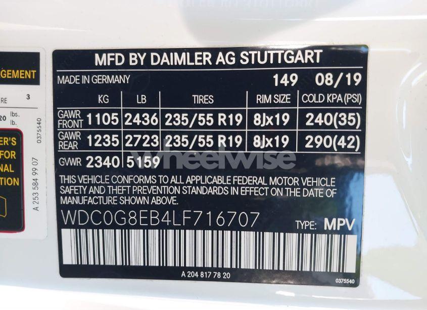 Photo 9 of 2020 Mercedes-benz Glc 300 4MATIC (VIN WDC0G8EB4LF716707)