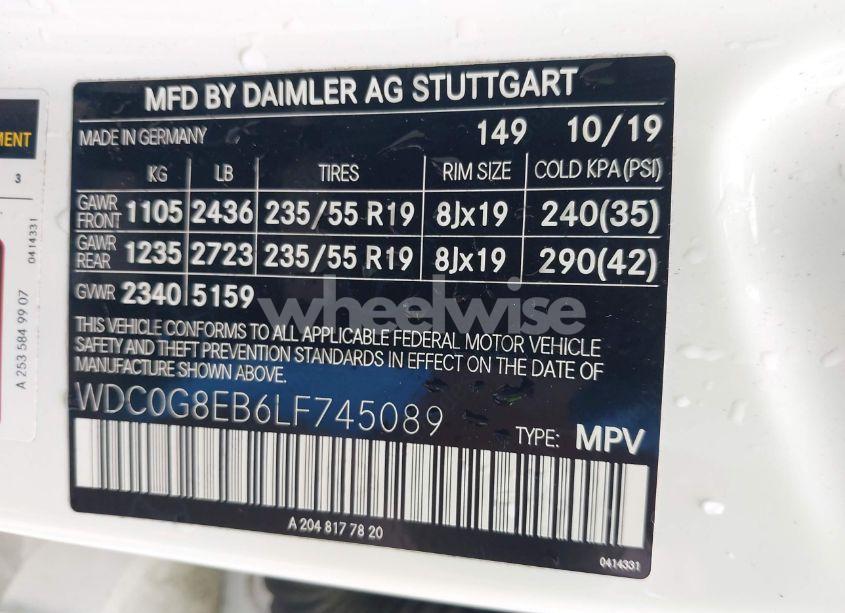 Photo 9 of 2020 Mercedes-benz Glc 300 4MATIC (VIN WDC0G8EB6LF745089)