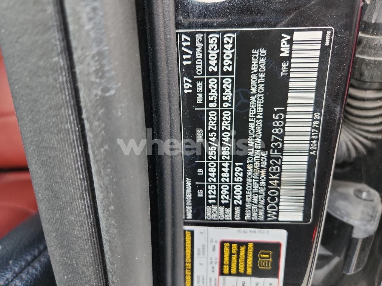 Photo 14 of 2018 MERCEDES-BENZ GLC COUPE 300 4MATIC (VIN WDC0J4KB2JF378851)