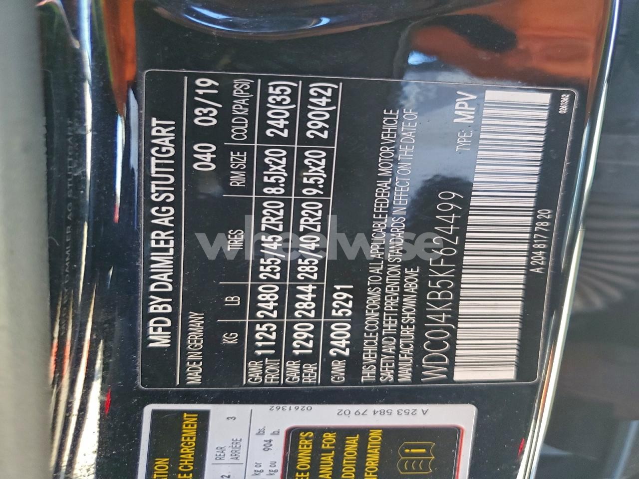 Photo 13 of 2019 MERCEDES-BENZ GLC COUPE 300 4MATIC N/A (VIN WDC0J4KB5KF624499)