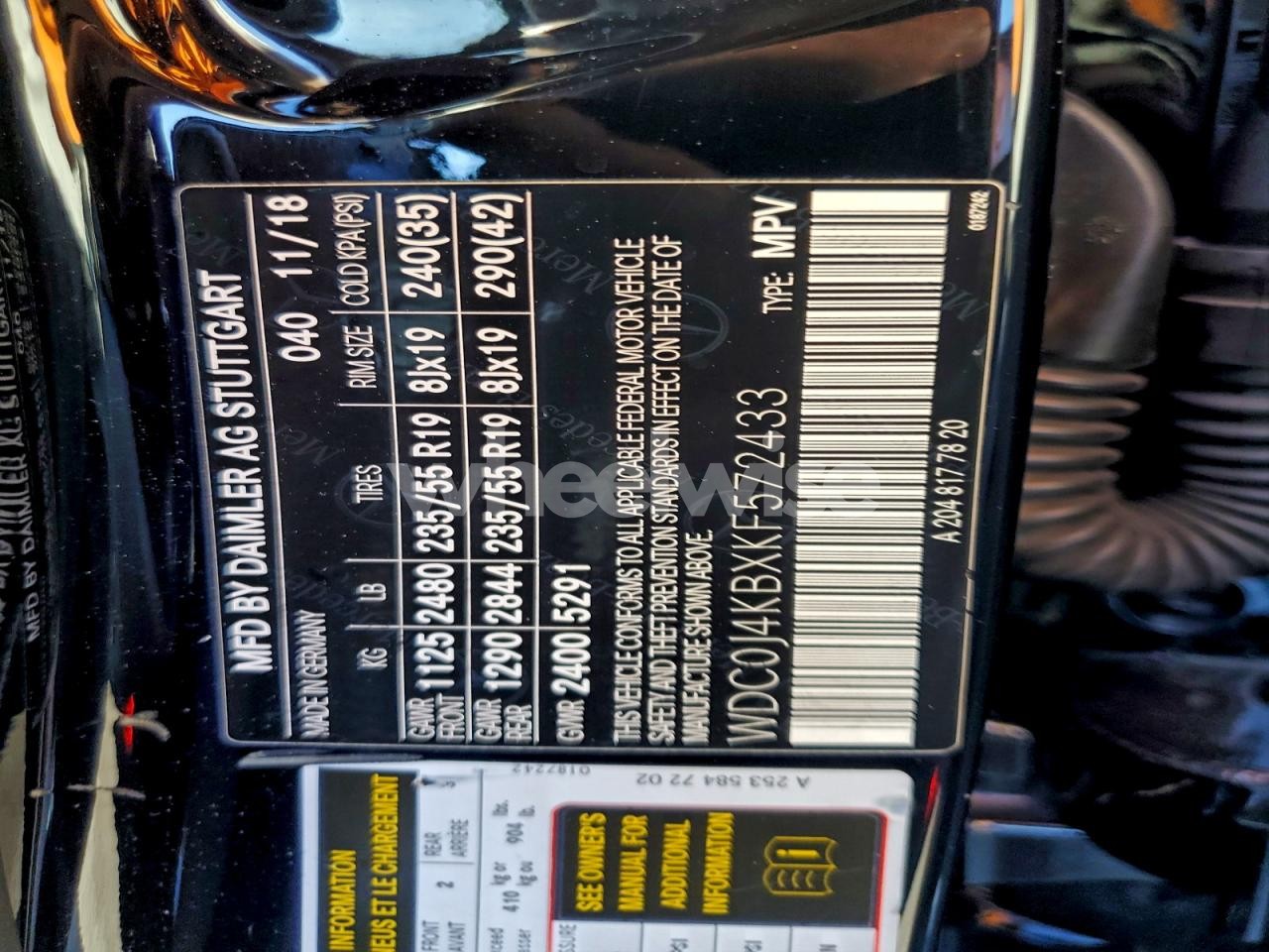 Photo 14 of 2019 MERCEDES-BENZ GLC COUPE 300 4MATIC (VIN WDC0J4KBXKF572433)