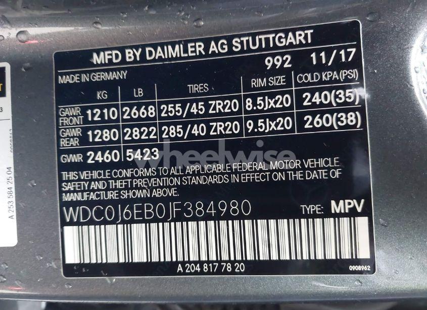 Photo 9 of 2018 Mercedes-benz Amg GLC 43 COUPE 4MATIC (VIN WDC0J6EB0JF384980)