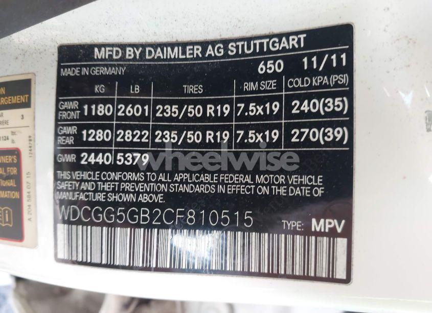 Photo 9 of 2012 Mercedes-benz Glk 350 (VIN WDCGG5GB2CF810515)