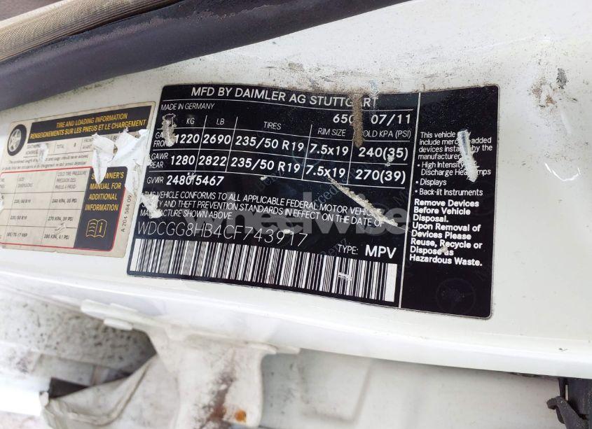 Photo 9 of 2012 Mercedes-benz Glk 350 4MATIC (VIN WDCGG8HB4CF743917)