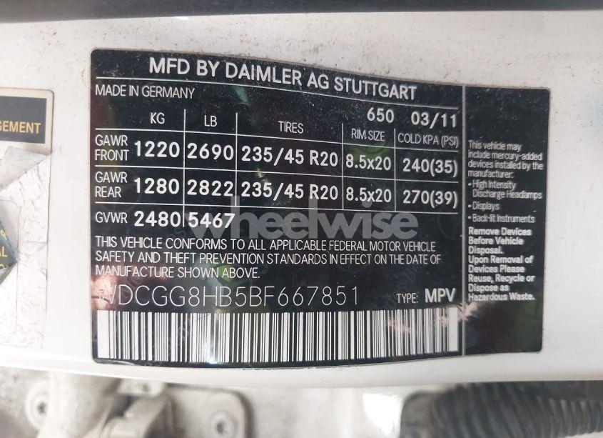 Photo 9 of 2011 Mercedes-benz Glk 350 4MATIC (VIN WDCGG8HB5BF667851)