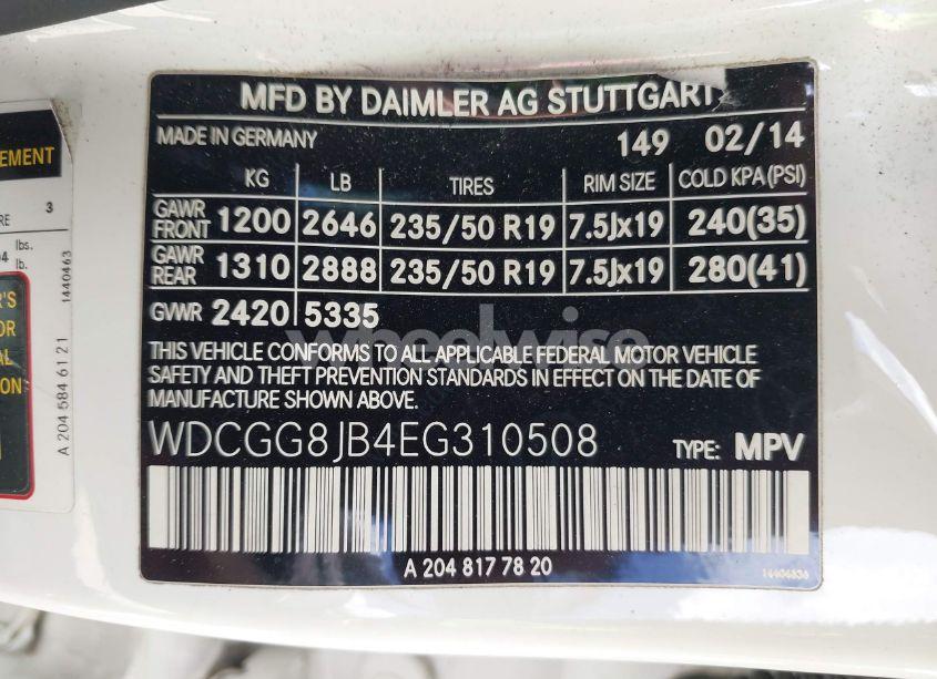 Photo 9 of 2014 Mercedes-benz Glk 350 4MATIC (VIN WDCGG8JB4EG310508)