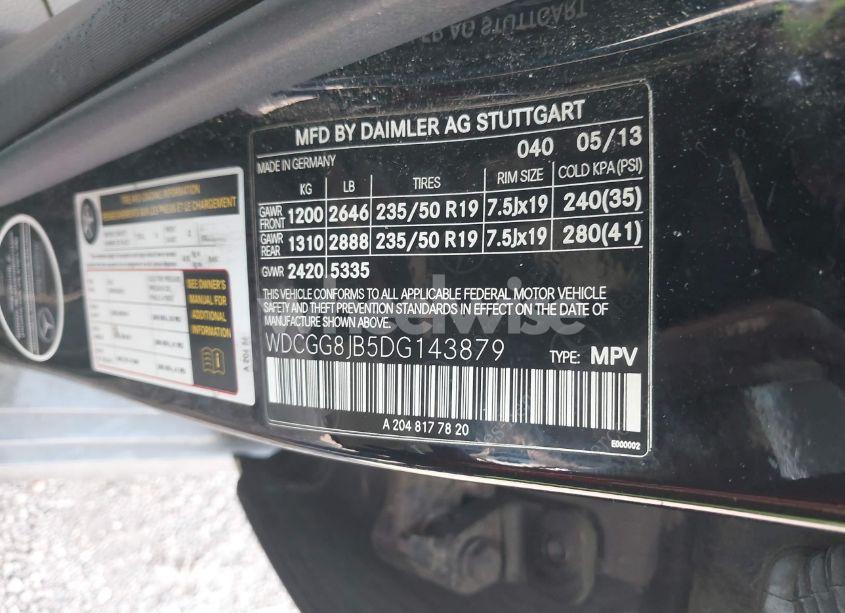 Photo 9 of 2013 Mercedes-benz Glk 350 4MATIC (VIN WDCGG8JB5DG143879)