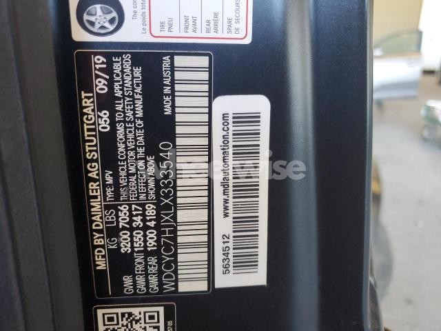 Photo 6 of 2020 MERCEDES-BENZ G 63 AMG (VIN WDCYC7HJXLX333540)