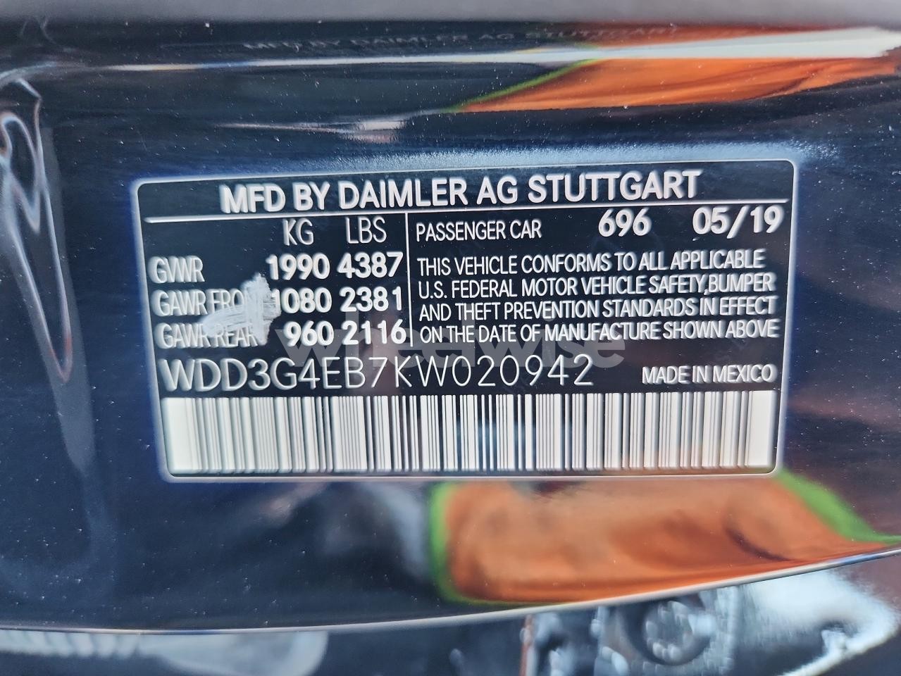 Photo 12 of 2019 MERCEDES-BENZ A 220 (VIN WDD3G4EB7KW020942)