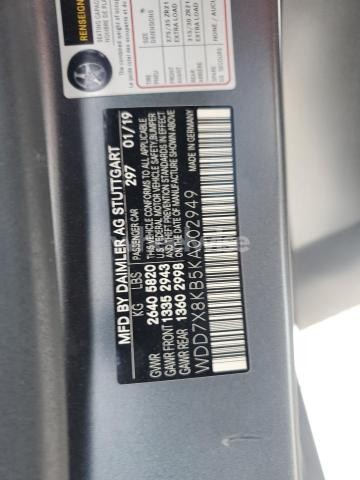 Photo 5 of 2019 MERCEDES-BENZ AMG GT 63 S (VIN WDD7X8KB5KA002949)