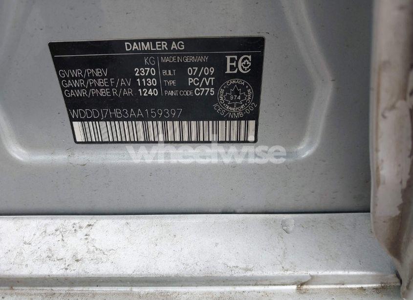 Photo 9 of 2010 Mercedes-benz Cls 63 AMG (VIN WDDDJ7HB3AA159397)