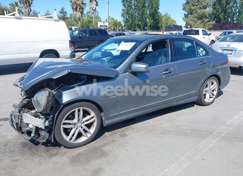 Photo 2 of 2012 Mercedes-benz C 250 LUXURY/SPORT (VIN WDDGF4HB2CA680837)
