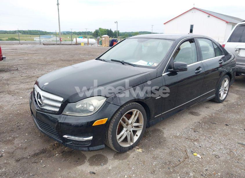 Photo 2 of 2012 Mercedes-benz C 250 LUXURY/SPORT (VIN WDDGF4HB2CR223687)