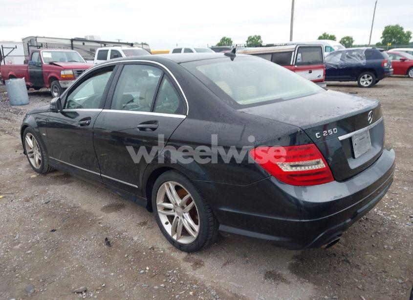 Photo 3 of 2012 Mercedes-benz C 250 LUXURY/SPORT (VIN WDDGF4HB2CR223687)