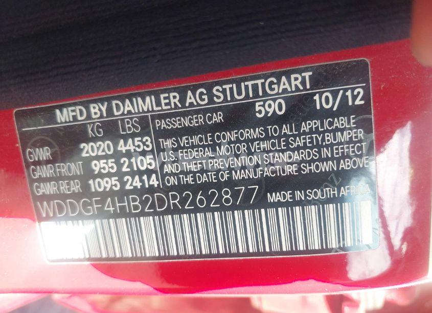 Photo 9 of 2013 Mercedes-benz C 250 LUXURY/SPORT (VIN WDDGF4HB2DR262877)