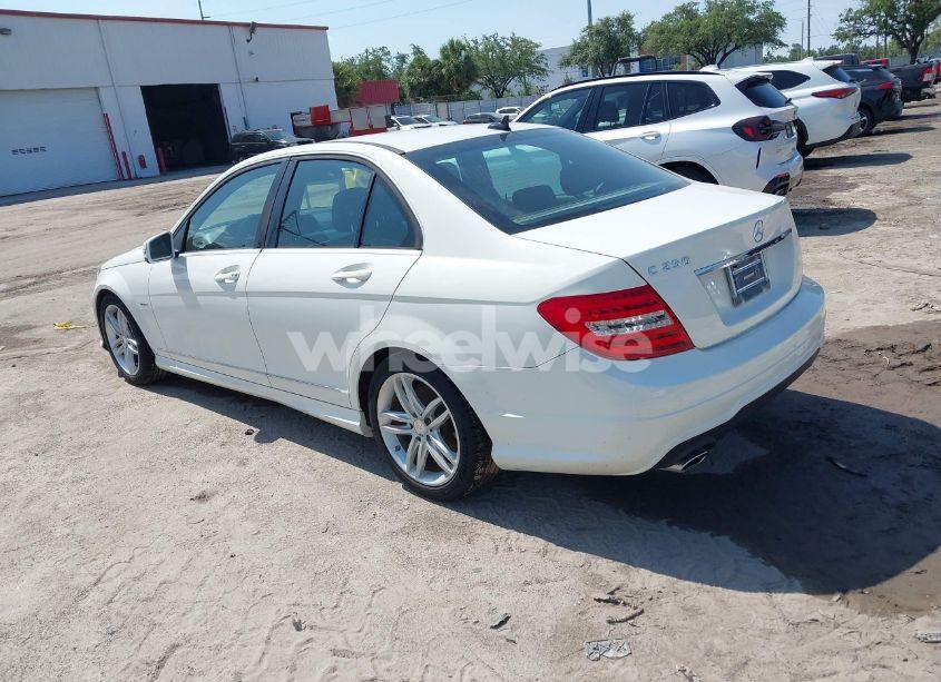 Photo 3 of 2012 Mercedes-benz C 250 LUXURY/SPORT (VIN WDDGF4HB3CA602017)