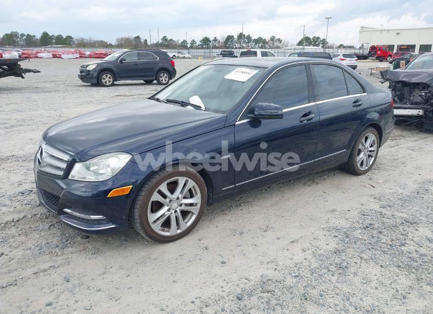 Photo 2 of 2012 Mercedes-benz C 250 LUXURY/SPORT (VIN WDDGF4HB4CA610062)
