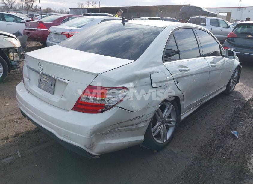 Photo 4 of 2012 Mercedes-benz C 250 LUXURY/SPORT (VIN WDDGF4HB4CR191843)