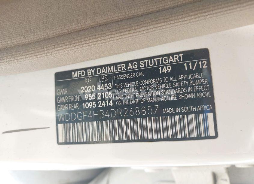 Photo 9 of 2013 Mercedes-benz C 250 LUXURY/SPORT (VIN WDDGF4HB4DR268857)