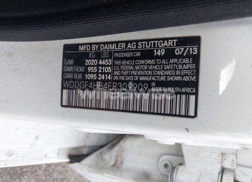 Photo 9 of 2014 Mercedes-benz C 250 LUXURY/SPORT (VIN WDDGF4HB4ER309909)