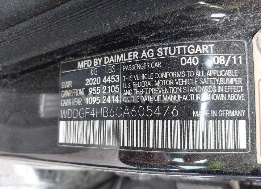 Photo 9 of 2012 Mercedes-benz C 250 LUXURY/SPORT (VIN WDDGF4HB6CA605476)