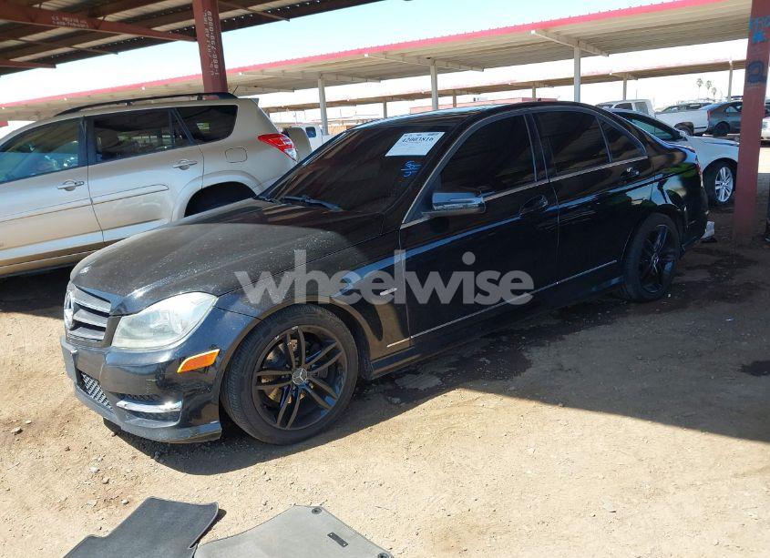 Photo 2 of 2012 Mercedes-benz C 250 LUXURY/SPORT (VIN WDDGF4HB6CR216533)