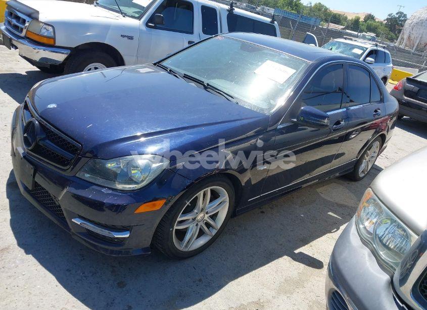 Photo 2 of 2012 Mercedes-benz C 250 LUXURY/SPORT (VIN WDDGF4HB7CR235463)