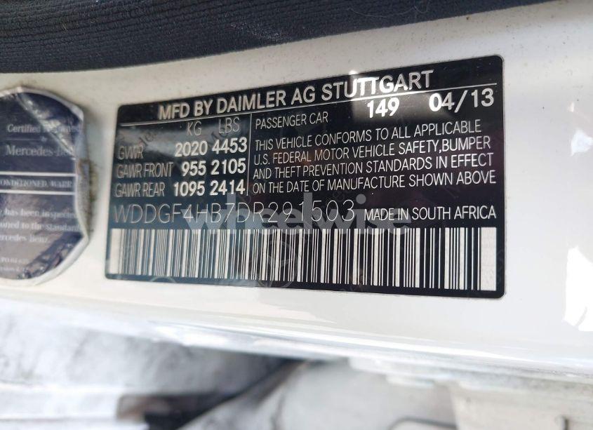 Photo 9 of 2013 Mercedes-benz C 250 LUXURY/SPORT (VIN WDDGF4HB7DR291503)