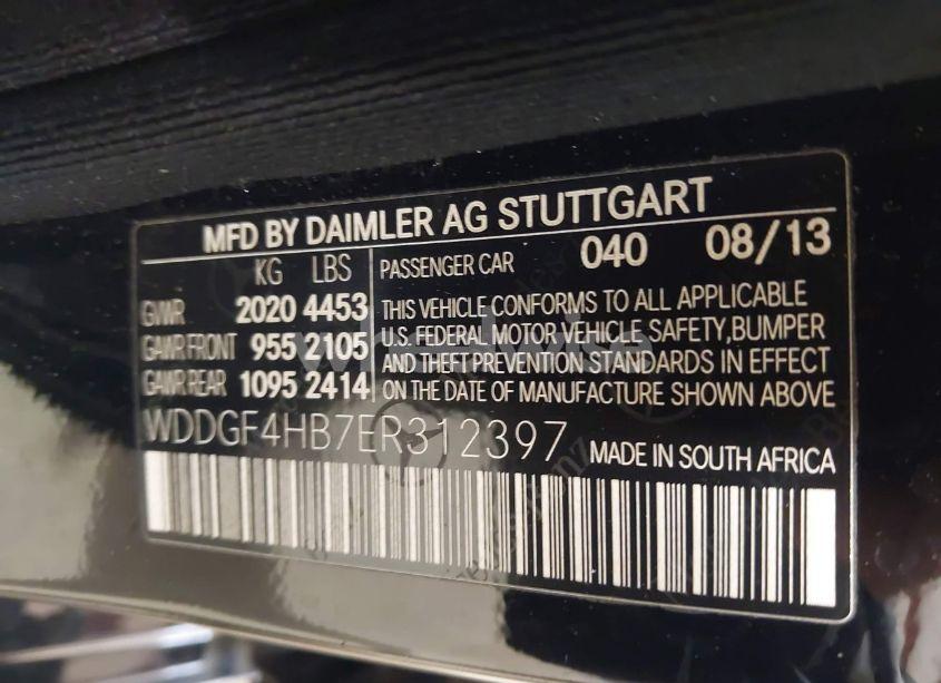 Photo 9 of 2014 Mercedes-benz C 250 LUXURY/SPORT (VIN WDDGF4HB7ER312397)