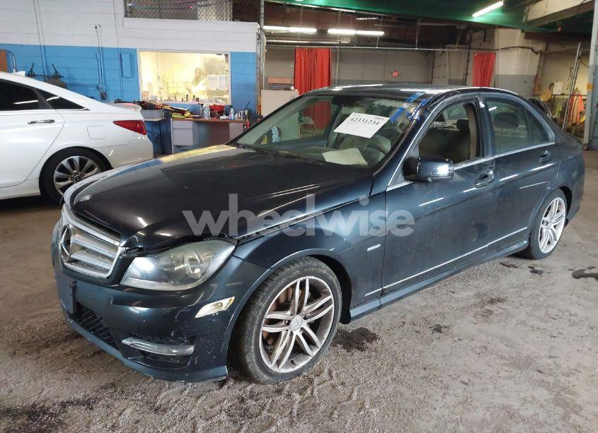 Photo 2 of 2012 Mercedes-benz C 250 LUXURY/SPORT (VIN WDDGF4HBXCR202148)