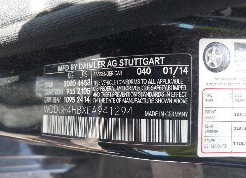 Photo 9 of 2014 Mercedes-benz C 250 LUXURY/SPORT (VIN WDDGF4HBXEA941294)