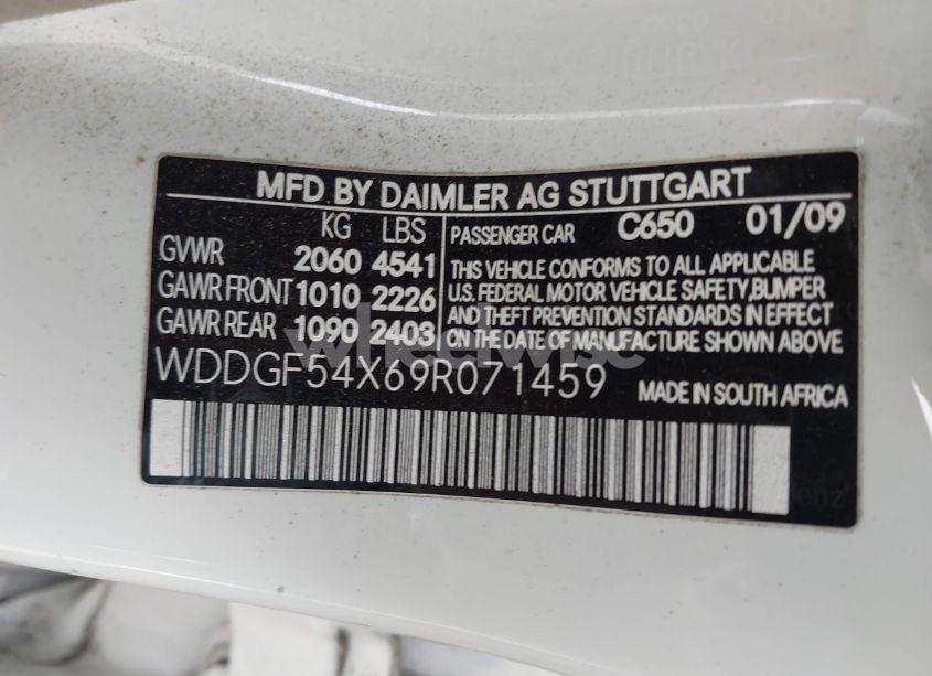 Photo 9 of 2009 Mercedes-benz C 300 LUXURY/SPORT (VIN WDDGF54X69R071459)