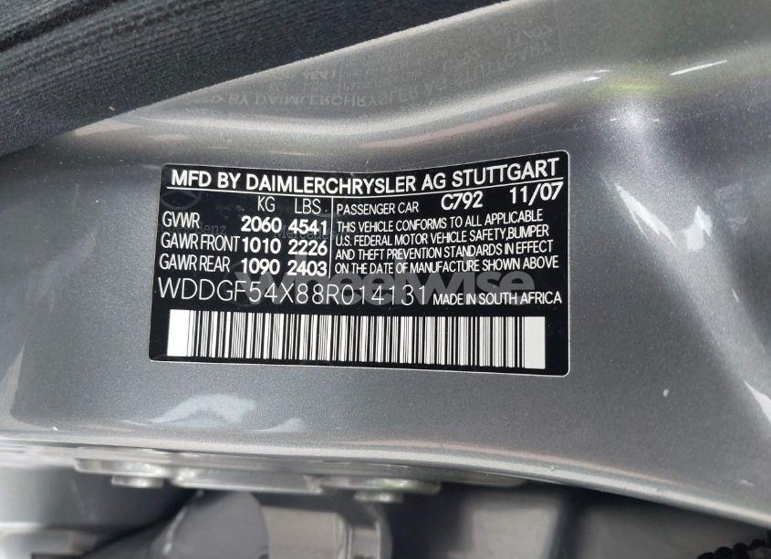 Photo 9 of 2008 Mercedes-benz C 300 LUXURY/SPORT (VIN WDDGF54X88R014131)