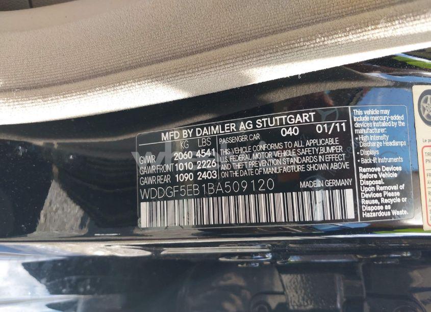 Photo 9 of 2011 Mercedes-benz C 300 LUXURY/SPORT (VIN WDDGF5EB1BA509120)