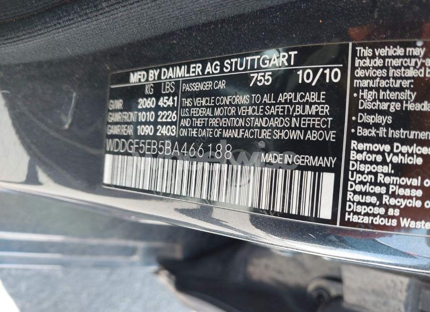 Photo 9 of 2011 Mercedes-benz C 300 LUXURY/SPORT (VIN WDDGF5EB5BA466188)