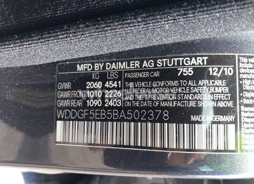 Photo 9 of 2011 Mercedes-benz C 300 LUXURY/SPORT (VIN WDDGF5EB5BA502378)