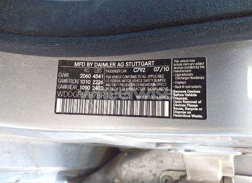 Photo 9 of 2011 Mercedes-benz C 300 LUXURY/SPORT (VIN WDDGF5EB7BR137123)