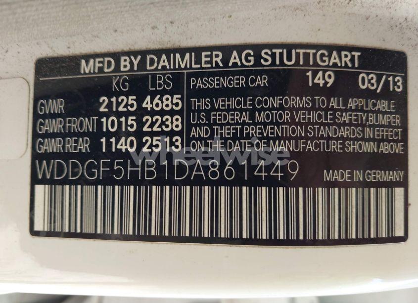 Photo 9 of 2013 Mercedes-benz C 350 SPORT (VIN WDDGF5HB1DA861449)