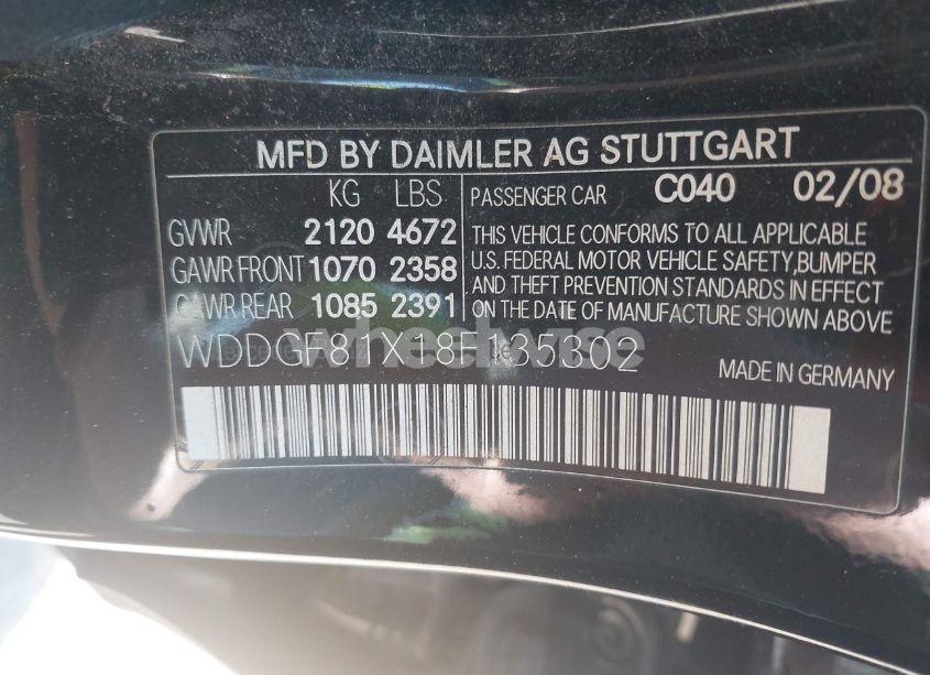 Photo 9 of 2008 Mercedes-benz C 300 3.0L LUXURY/SPORT 4MATIC (VIN WDDGF81X18F135302)