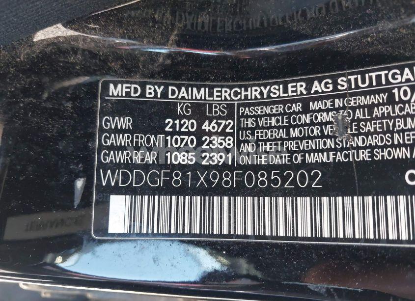 Photo 9 of 2008 Mercedes-benz C 300 3.0L LUXURY/SPORT 4MATIC (VIN WDDGF81X98F085202)