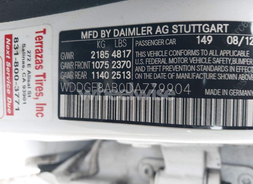 Photo 9 of 2013 Mercedes-benz C 300 LUXURY 4MATIC/SPORT 4MATIC (VIN WDDGF8AB0DA779904)