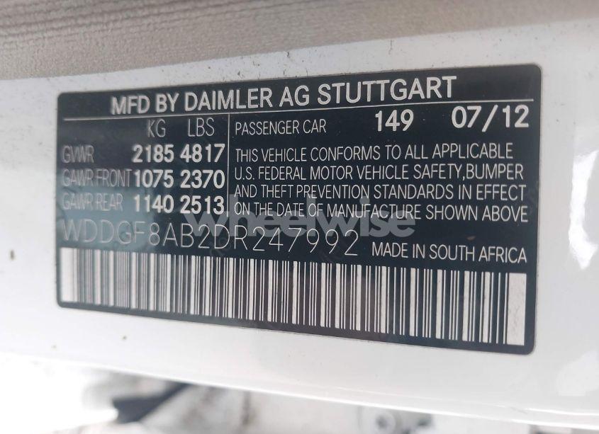 Photo 9 of 2013 Mercedes-benz C 300 LUXURY 4MATIC/SPORT 4MATIC (VIN WDDGF8AB2DR247992)