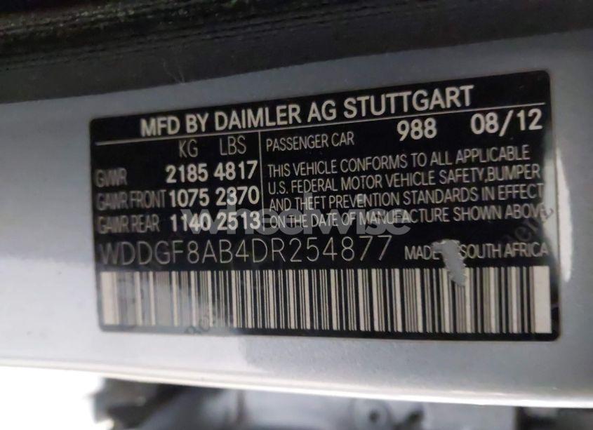 Photo 9 of 2013 Mercedes-benz C 300 LUXURY 4MATIC/SPORT 4MATIC (VIN WDDGF8AB4DR254877)