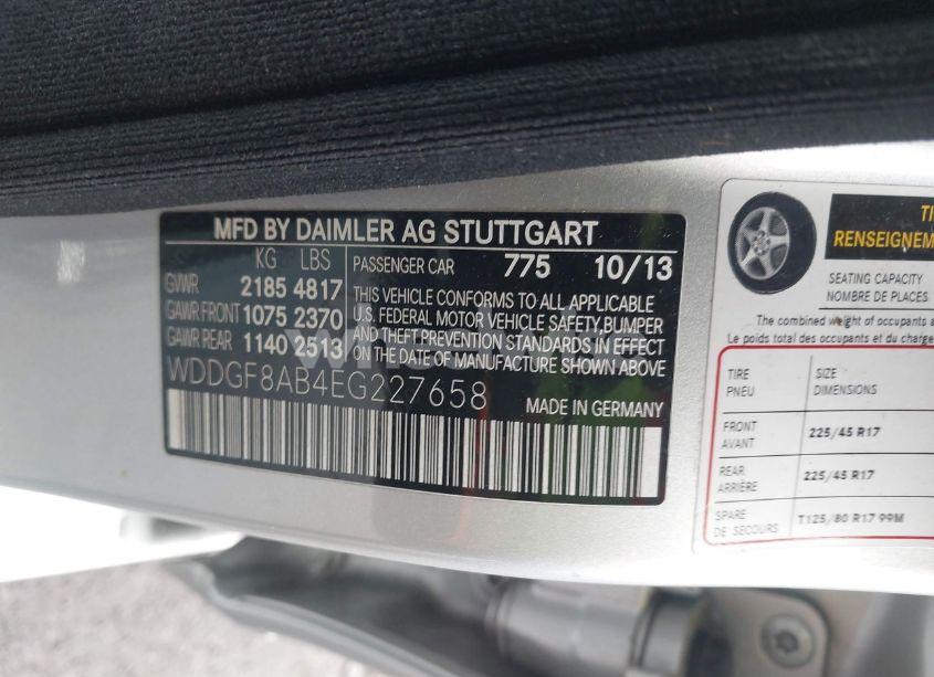 Photo 9 of 2014 Mercedes-benz C 300 LUXURY 4MATIC/SPORT 4MATIC (VIN WDDGF8AB4EG227658)