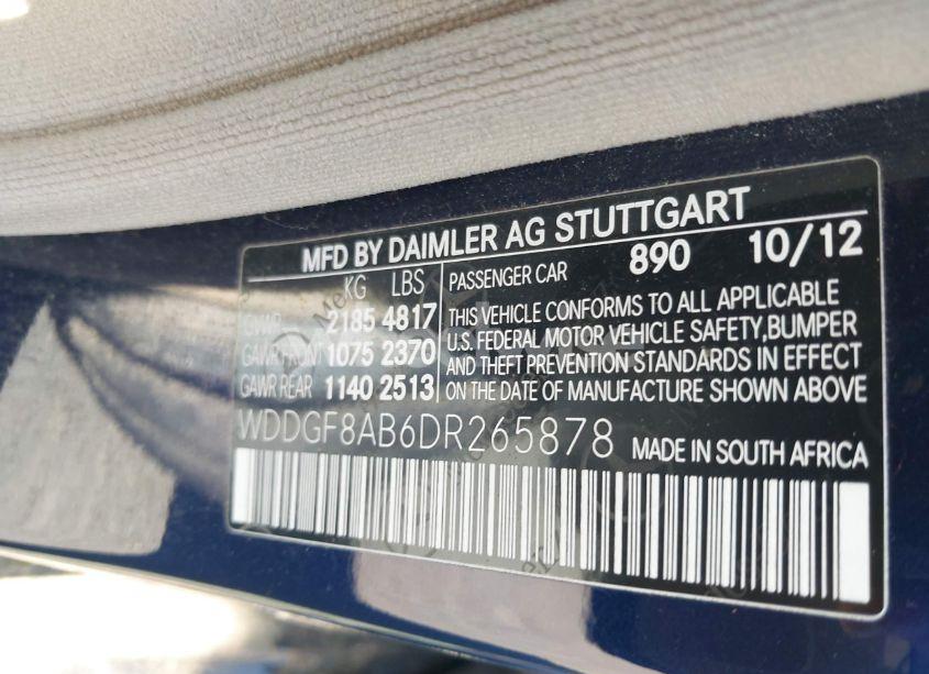 Photo 9 of 2013 Mercedes-benz C 300 LUXURY 4MATIC/SPORT 4MATIC (VIN WDDGF8AB6DR265878)