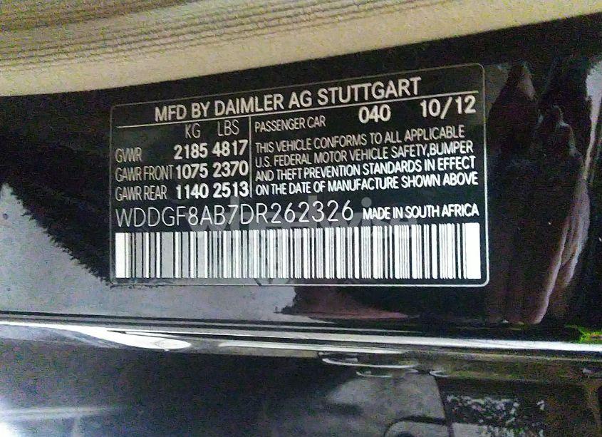 Photo 9 of 2013 Mercedes-benz C 300 LUXURY 4MATIC/SPORT 4MATIC (VIN WDDGF8AB7DR262326)