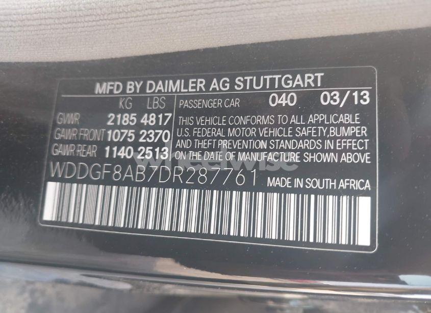 Photo 9 of 2013 Mercedes-benz C 300 LUXURY 4MATIC/SPORT 4MATIC (VIN WDDGF8AB7DR287761)