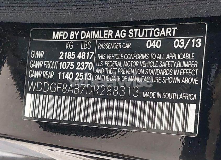 Photo 9 of 2013 Mercedes-benz C 300 LUXURY 4MATIC/SPORT 4MATIC (VIN WDDGF8AB7DR288313)