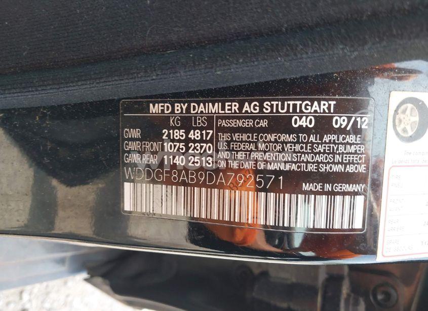 Photo 9 of 2013 Mercedes-benz C 300 LUXURY 4MATIC/SPORT 4MATIC (VIN WDDGF8AB9DA792571)