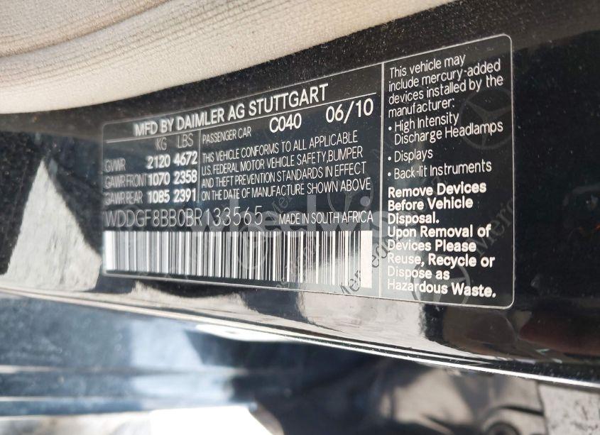 Photo 9 of 2011 Mercedes-benz C 300 LUXURY 4MATIC/SPORT 4MATIC (VIN WDDGF8BB0BR133565)